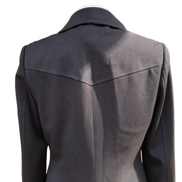 Atelier Pea Coat Double Breasted Black Womens Jacket NWT Size 8 - Picture 7 of 8